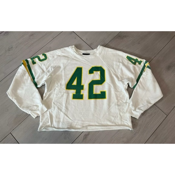 NWOT Free People Retro Brand Pullover Sweatshirt - Picture 6 of 12